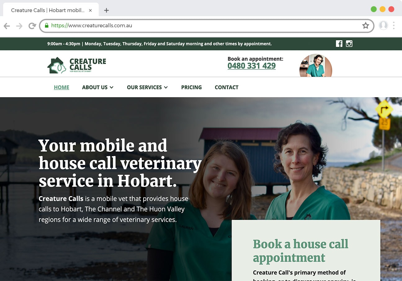 image of 1000 hearts website in brower