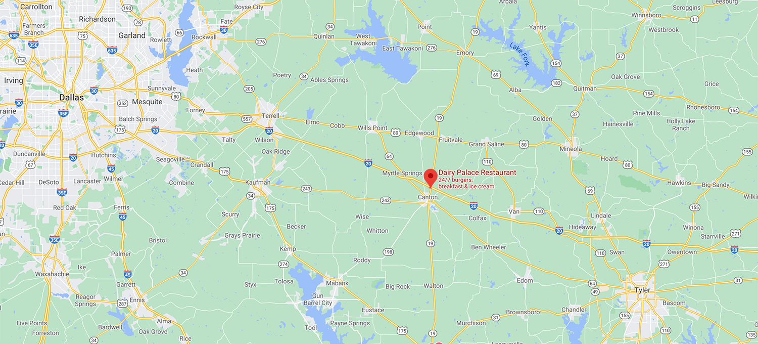 Map to Dairy Palace. Click to open in Google Maps.