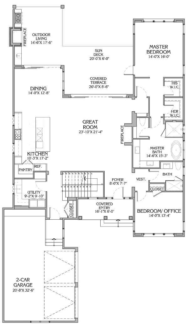 vista plan - floor 1