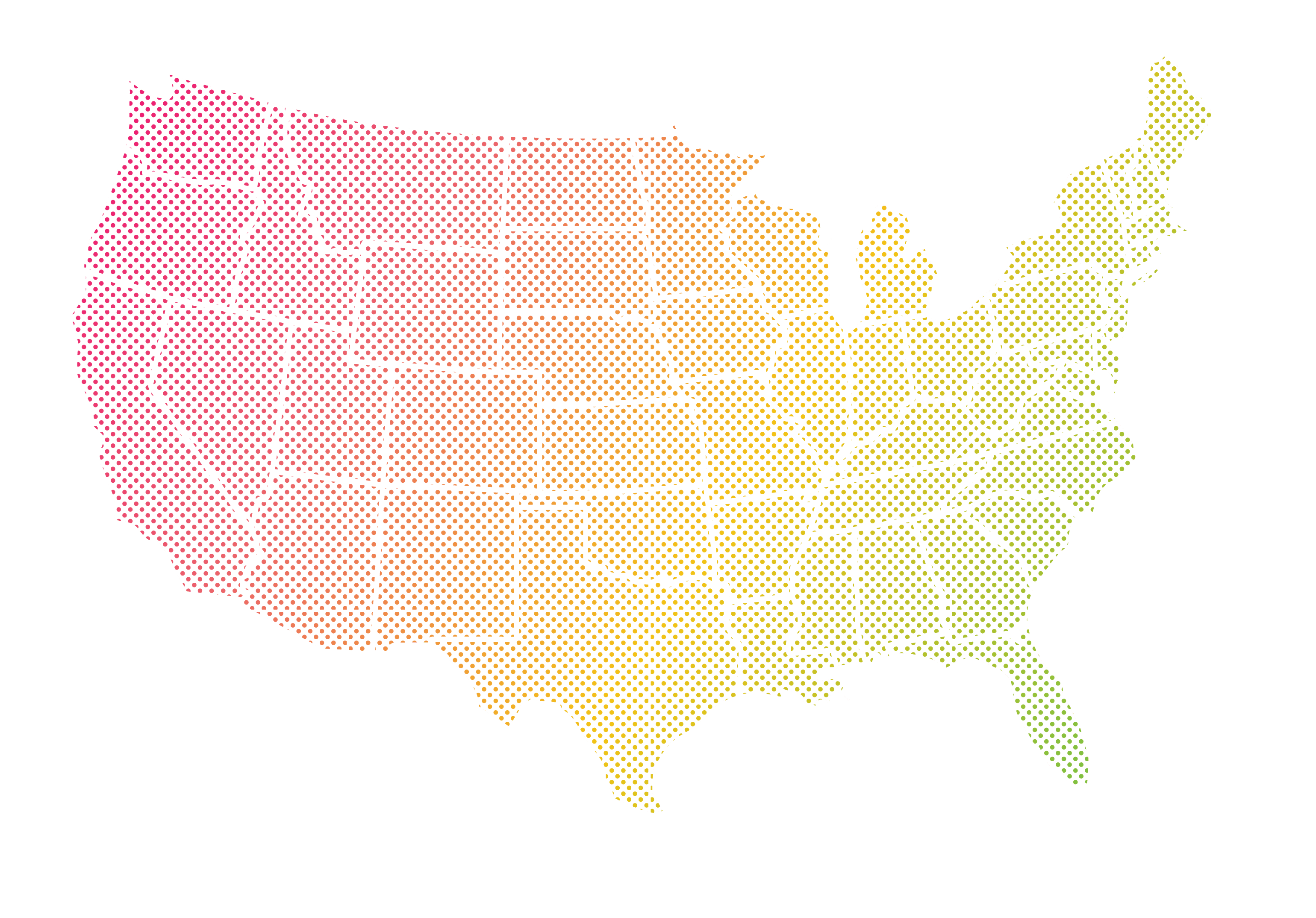 Map of the United States of America