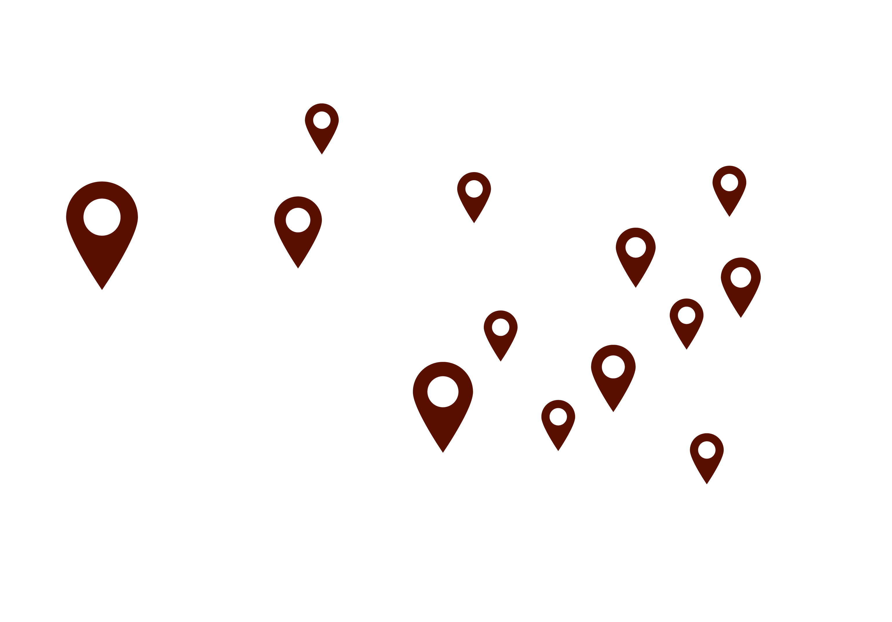 Franchise locations marked across the United States of America.