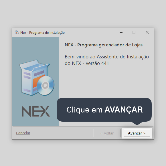 Instalar o Programa NEX | Central de Ajuda - Programa NEX