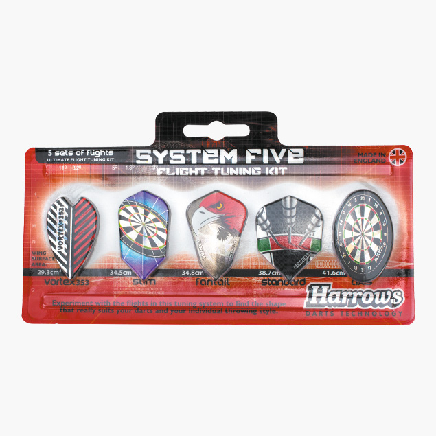 Harrows Darts System Five Flight Tuning Kit Flights