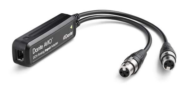 Dante AVIO 2 Channel Analog Input Adapter
