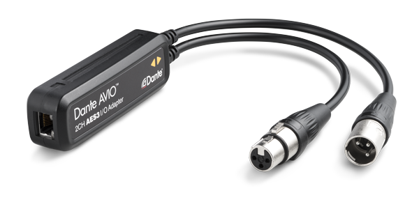 Dante AVIO 2 AES3/EBU Adapter