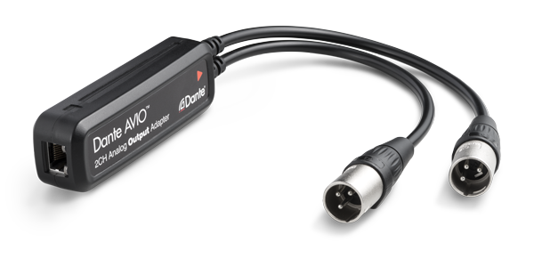 Dante AVIO 2 Channel Analog Output Adapter