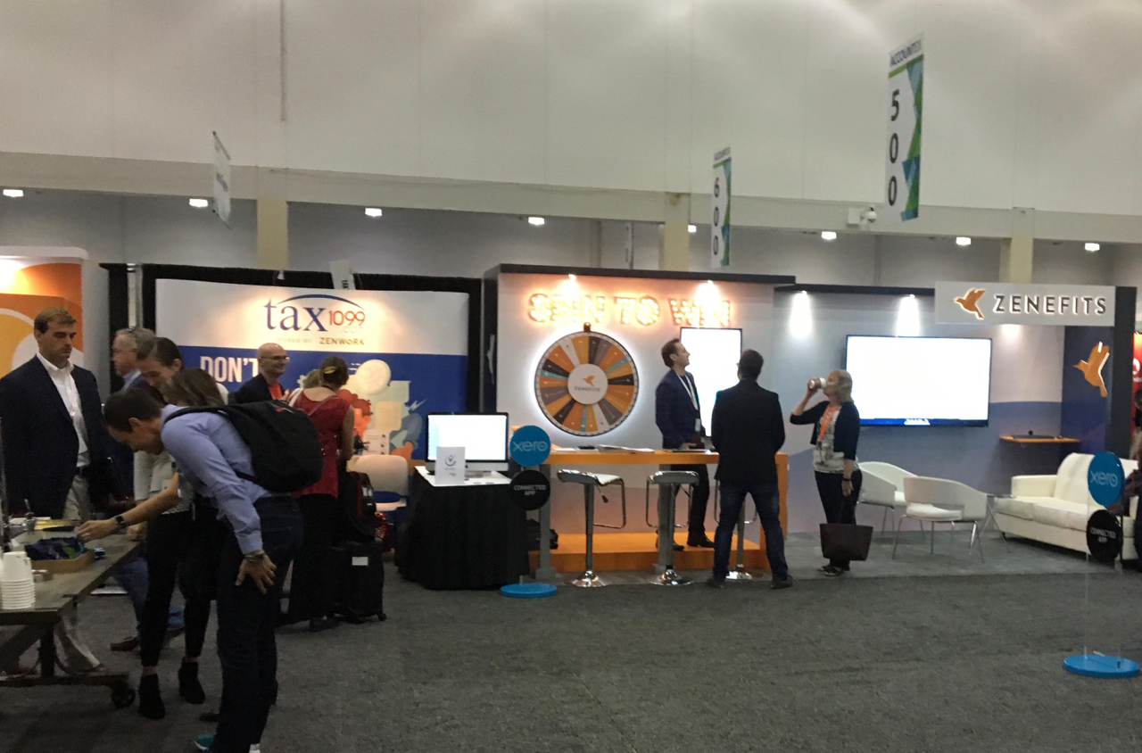 Feira de Eventos da Accountex USA 2017, que aconteceu entre os dias 6 e 8 de setembro em Boston, EUA.