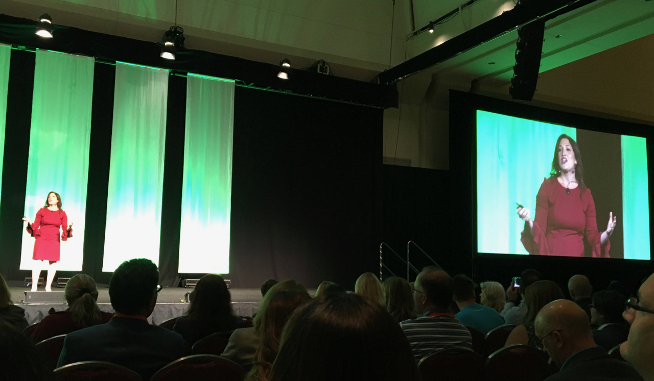 Palestra de Randi Zuckerberg (irmão do CEO do Facebook, Mark Zuckerberg), na Accountex USA 2017