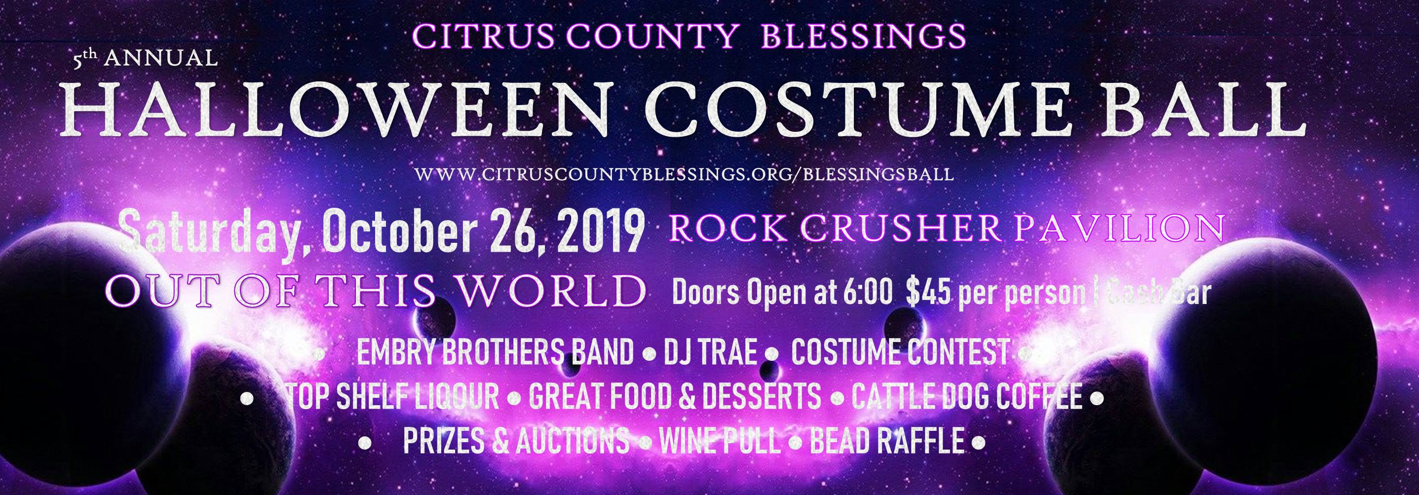 5th Annual ball information banner