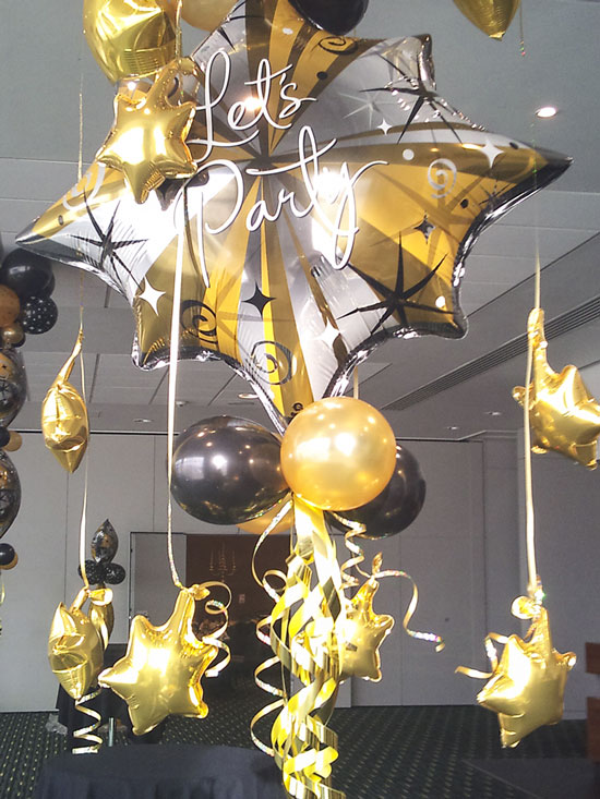 Helium filled balloons delivered to London & the south east