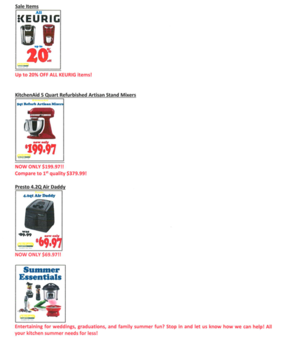 June Promotions