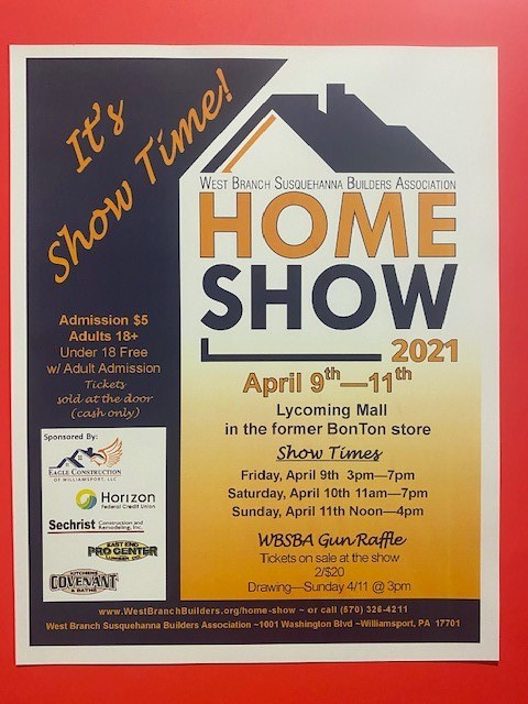 information for the home show at lycoming mall