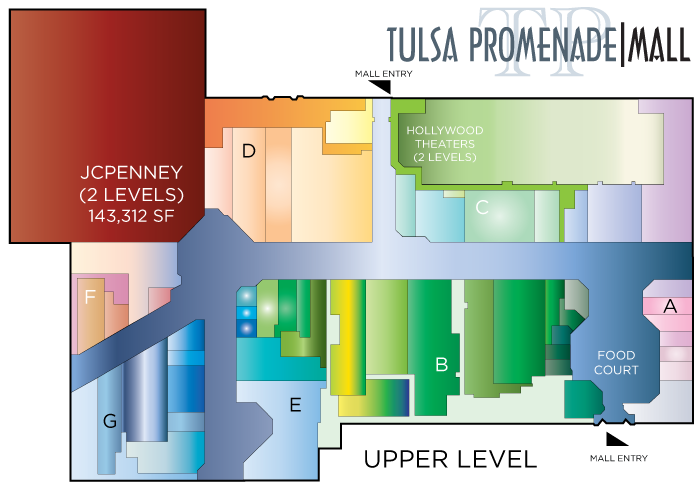 Tulsa Promenade Mall Map
