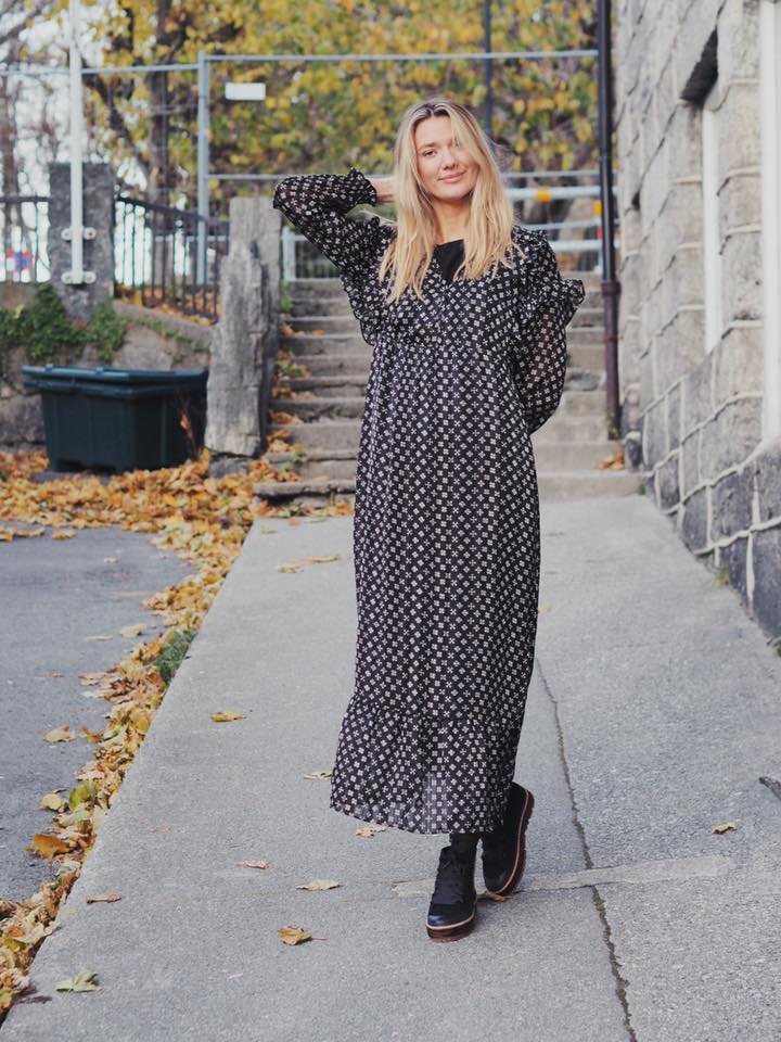 Printed Maxi Dress