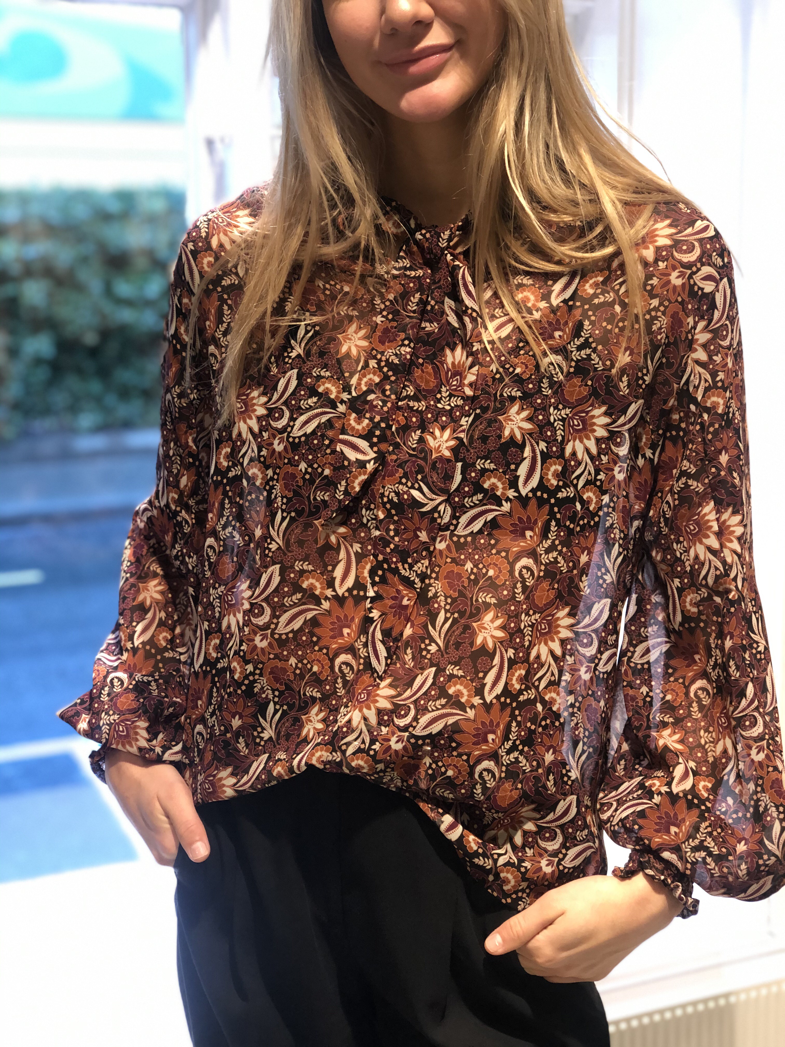 Top Flower Print Multicolor