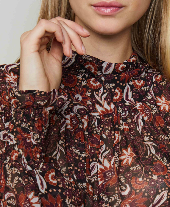 Top Flower Print Multicolor