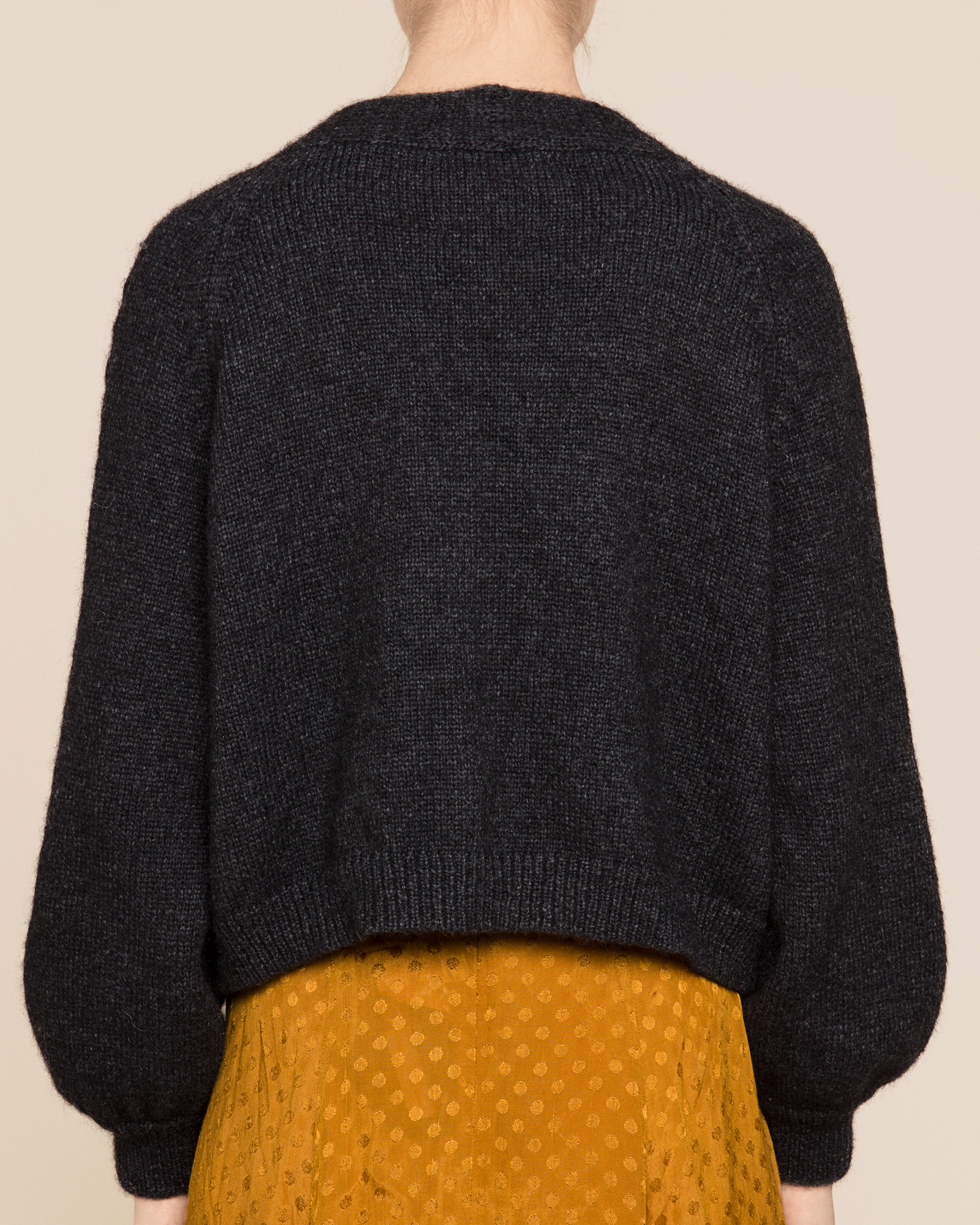Soft Alpaca Bell Sleeve Cardigan