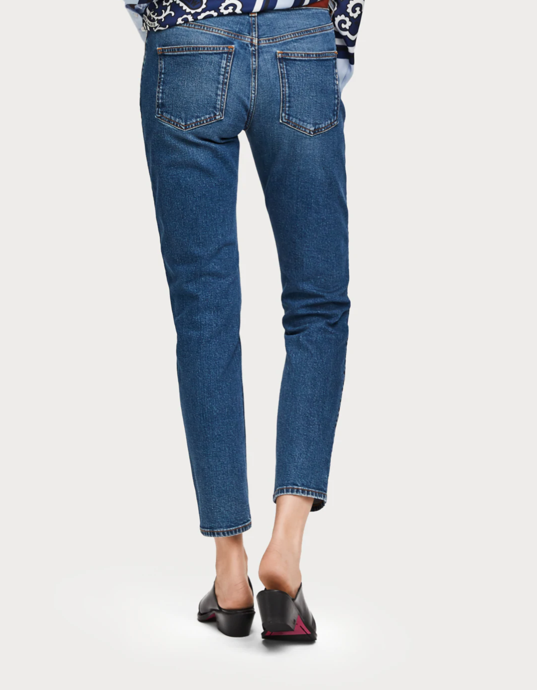 The Keeper - True Blue Mid rise slim fit