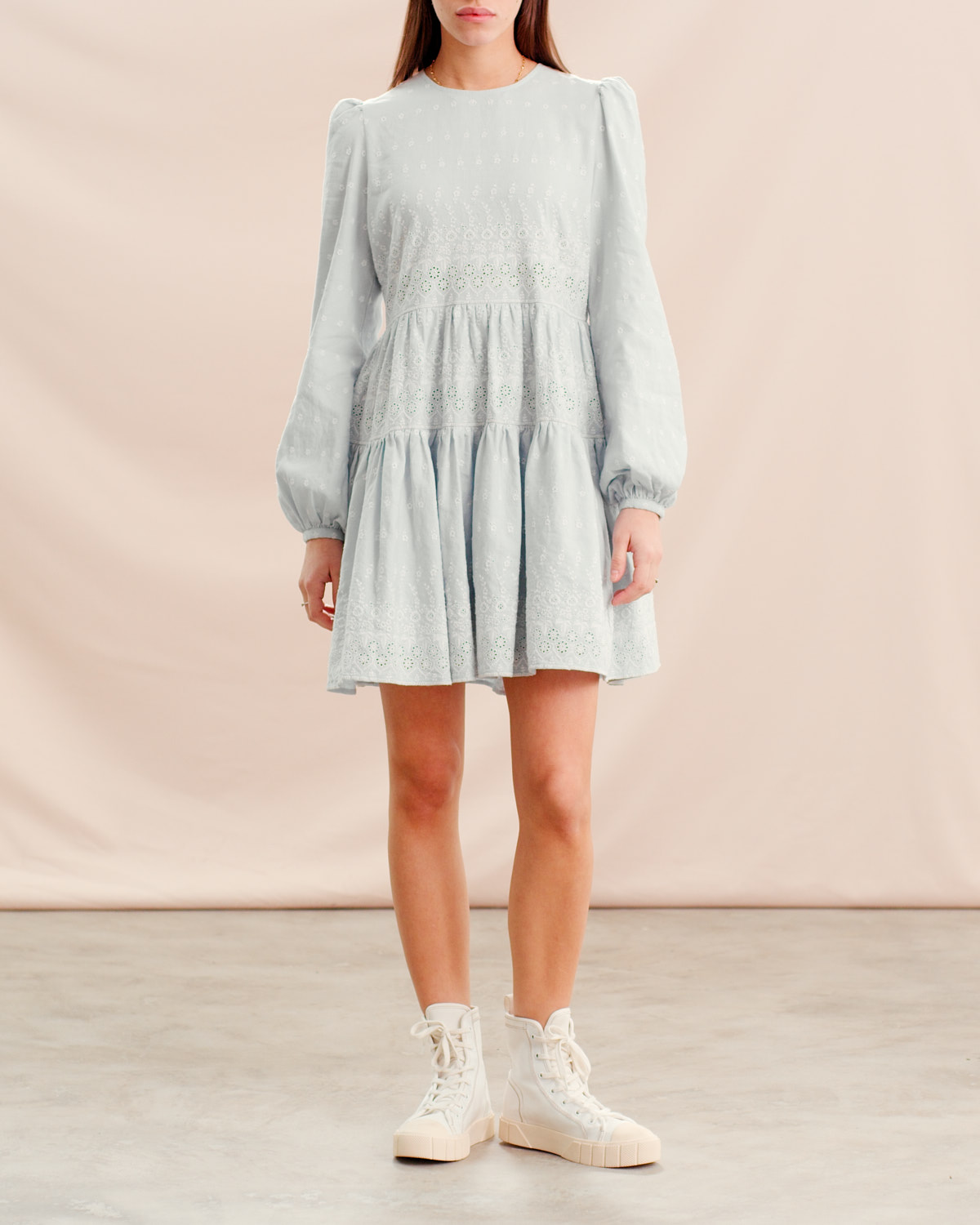 Linen mini dress