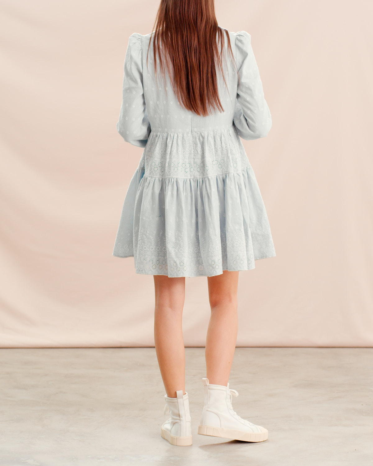 Linen mini dress