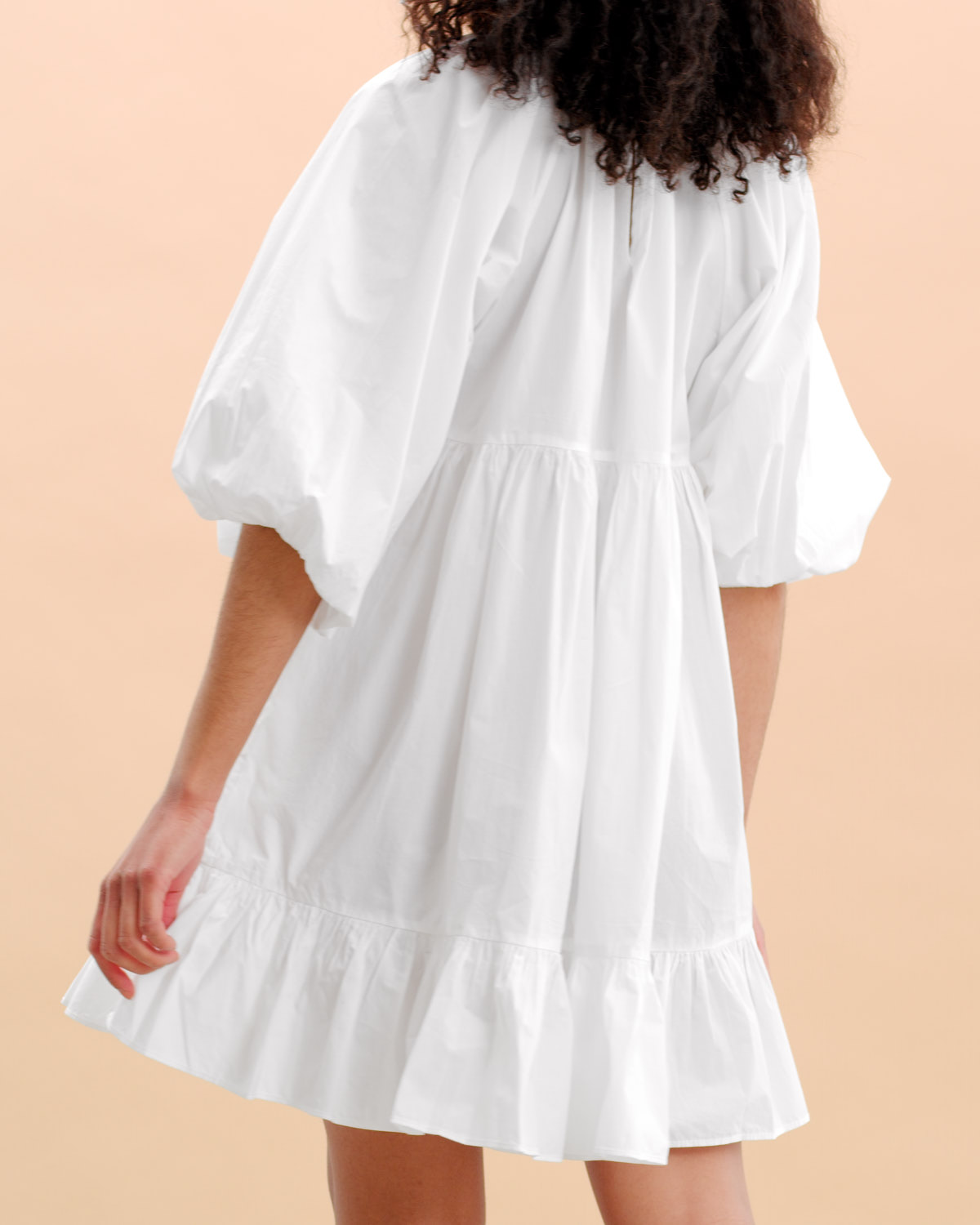 Poplin shift dress