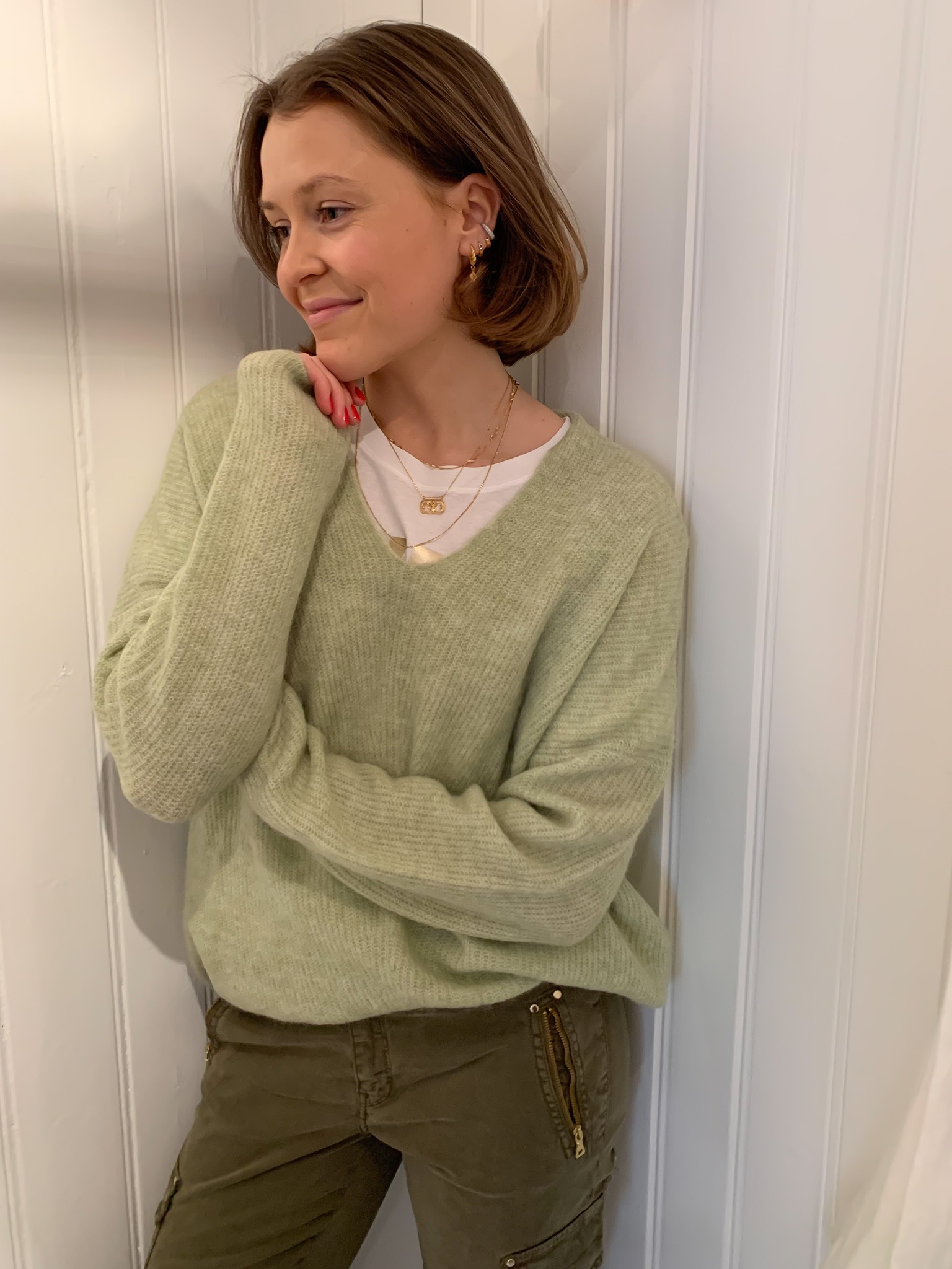Thora v-neck knit