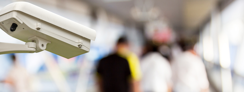 A picture of a CCTV camera installed in Sussex