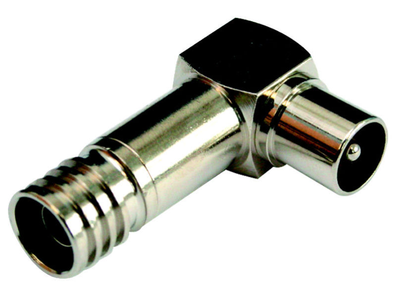 Crimp on Coax IEC Plug