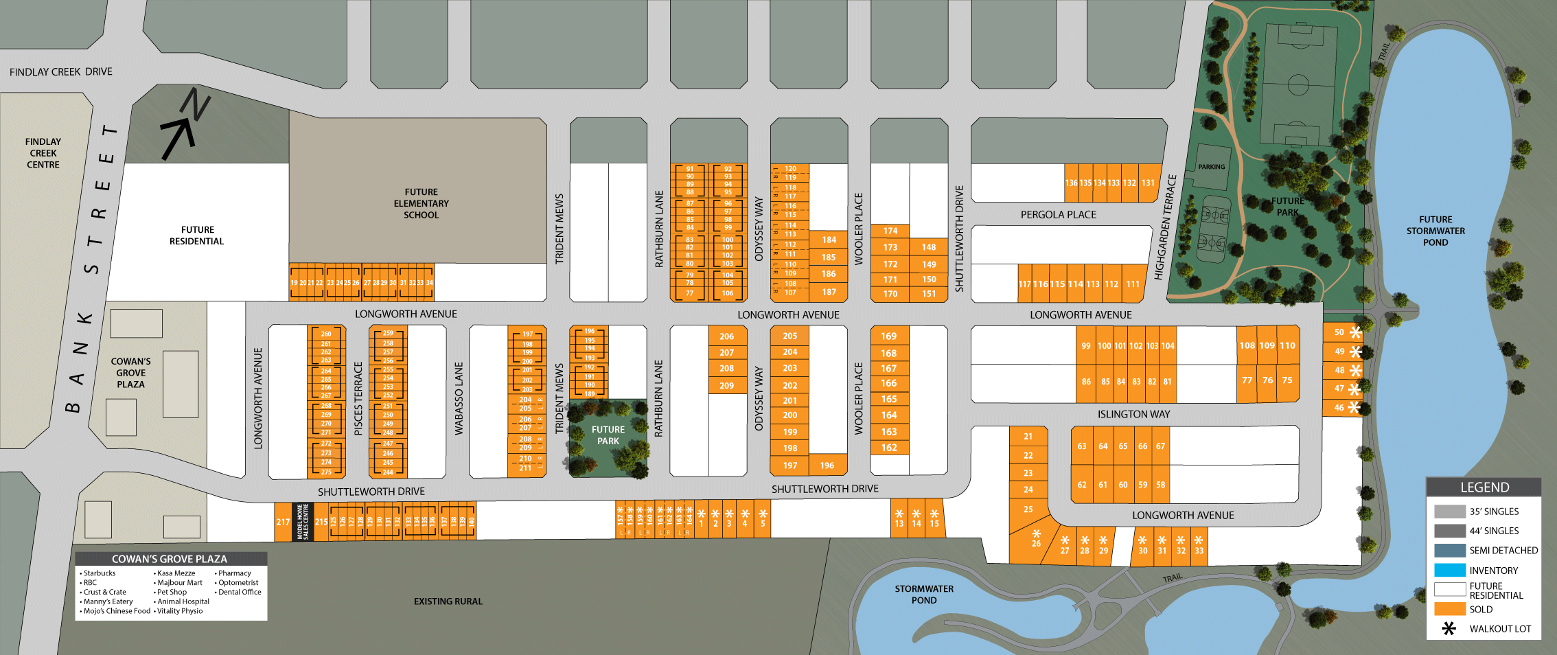 Cowan's Grove Siteplan - August 18, 2020