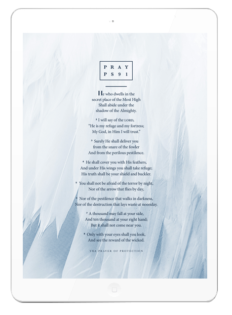 Psalm 91 Tablet Wallpaper