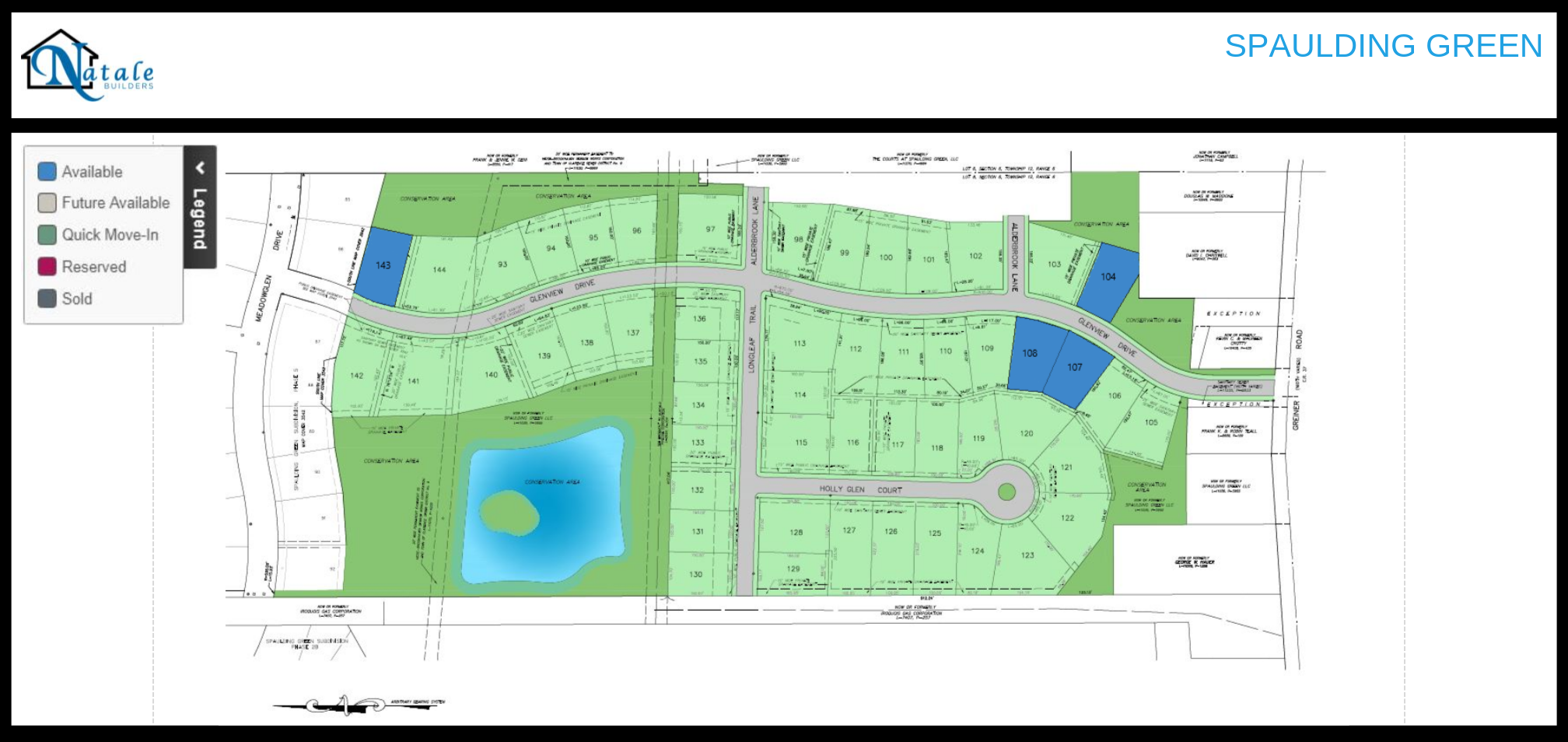 Spaulding Green Map