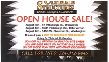 Ultimate Structures Open House Sale
