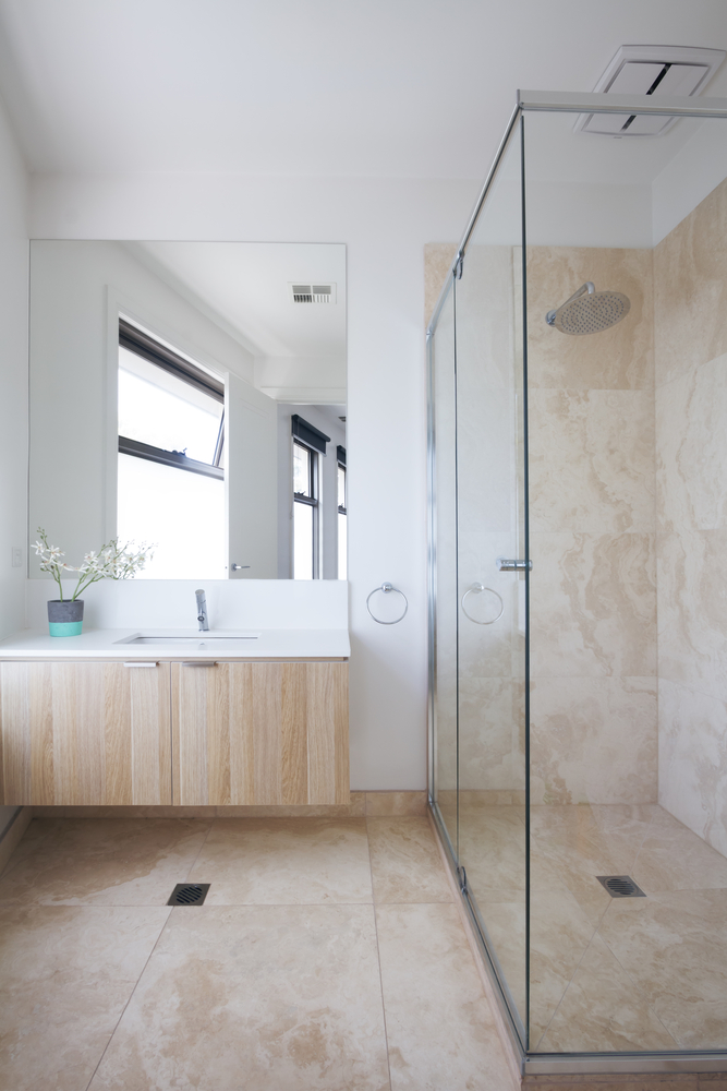 frameless shower door