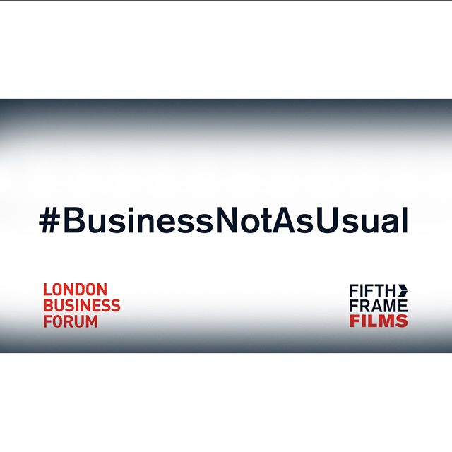Business Not As Usual