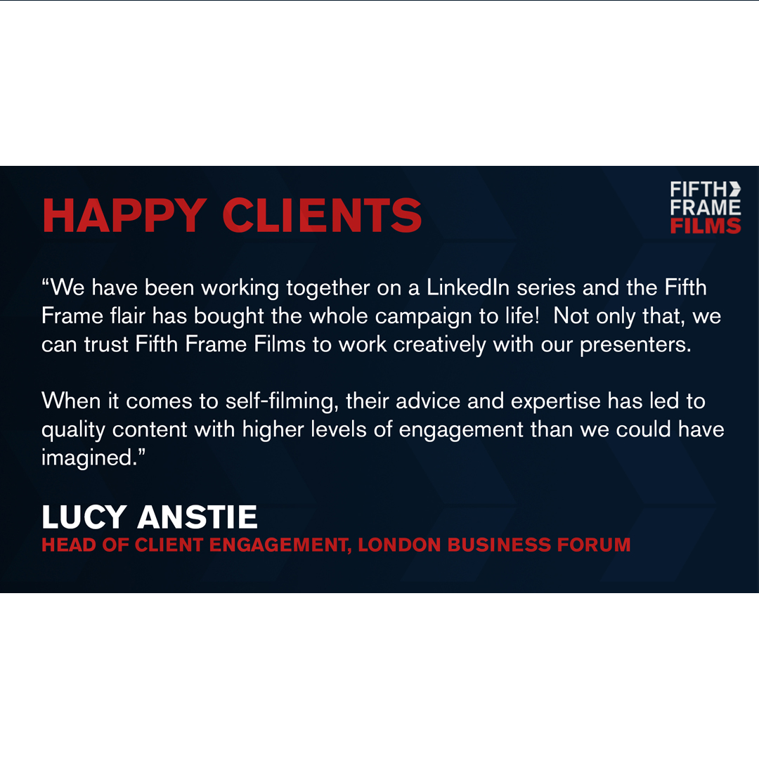 LinkedIn video production - client testimonial