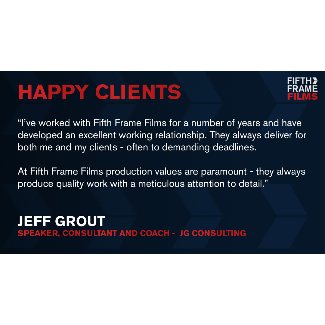 Client testimonial - video production London