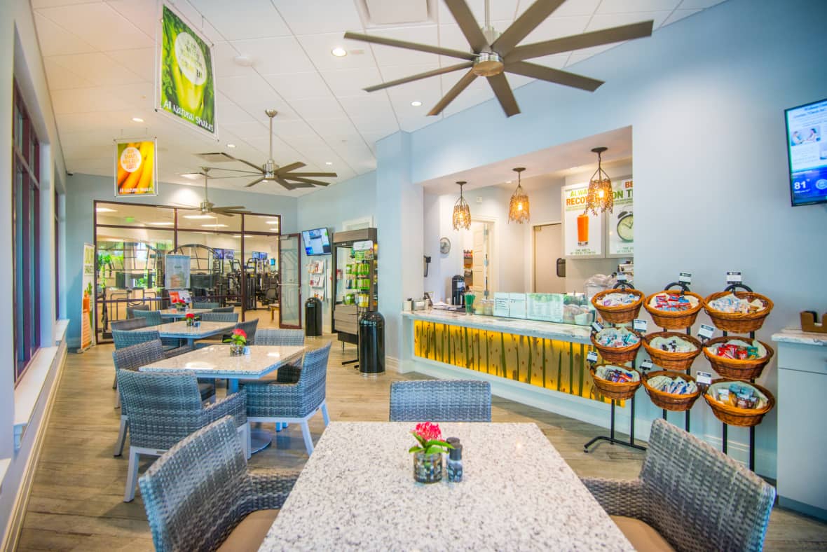 wellness cafe seating