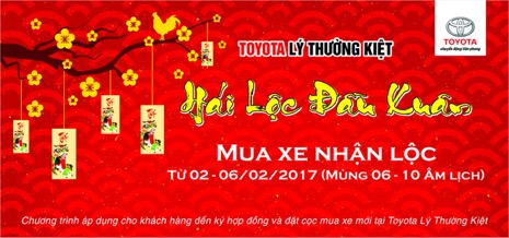 Mua xe Toyota tại đại lý toyota – nhận quà xuân may mắn