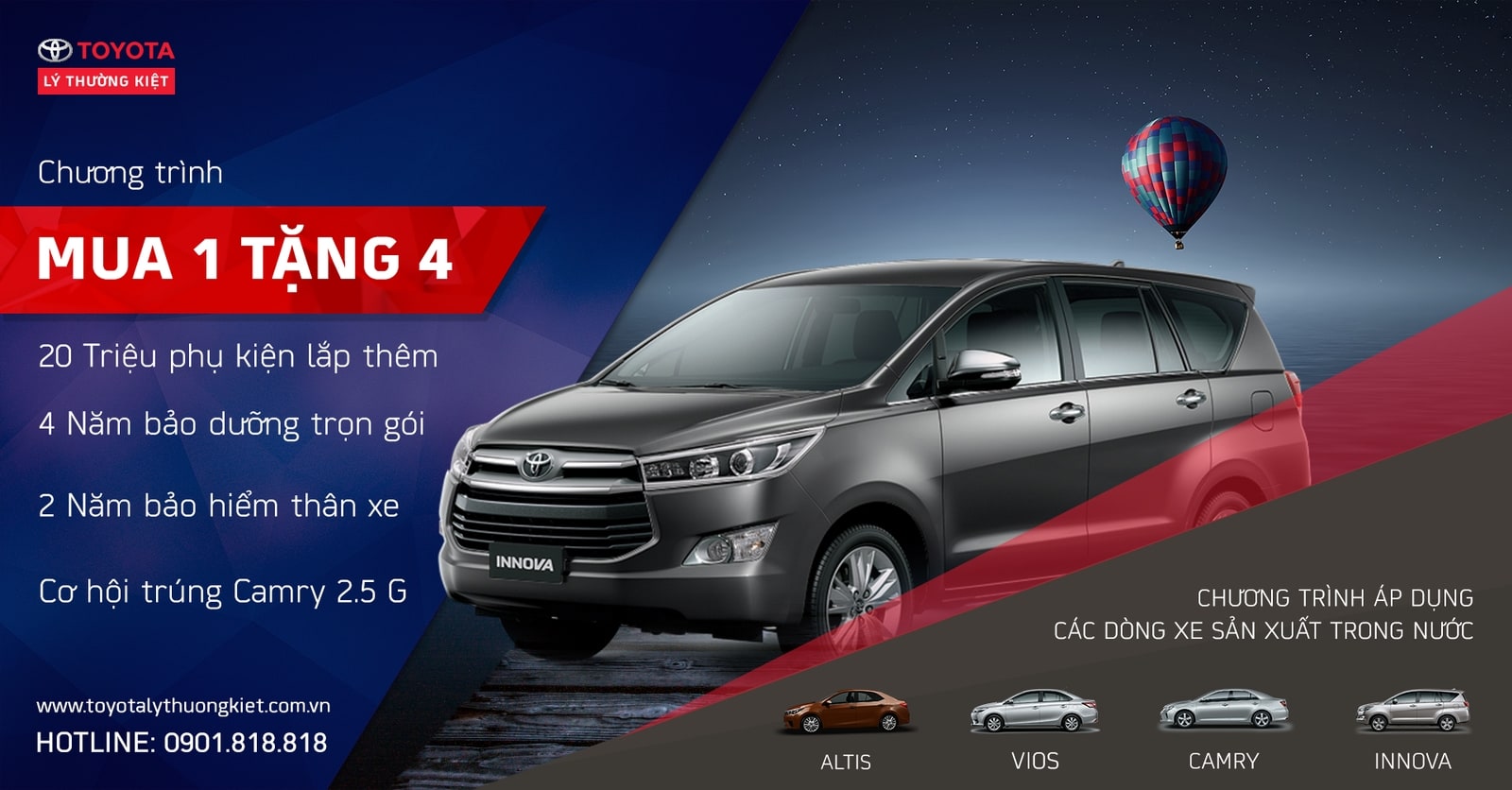 khuyến mãi toyota - giá xe toyota kịch sàn