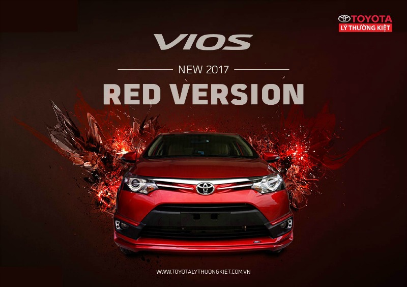Toyota Vios 2017 red version mới