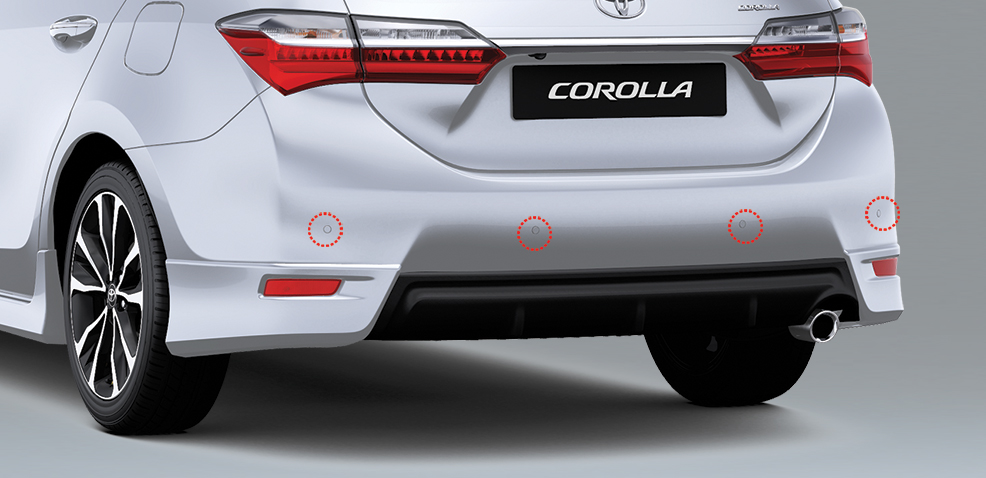 giá xe altis 2019 cảm biến đỗ xe