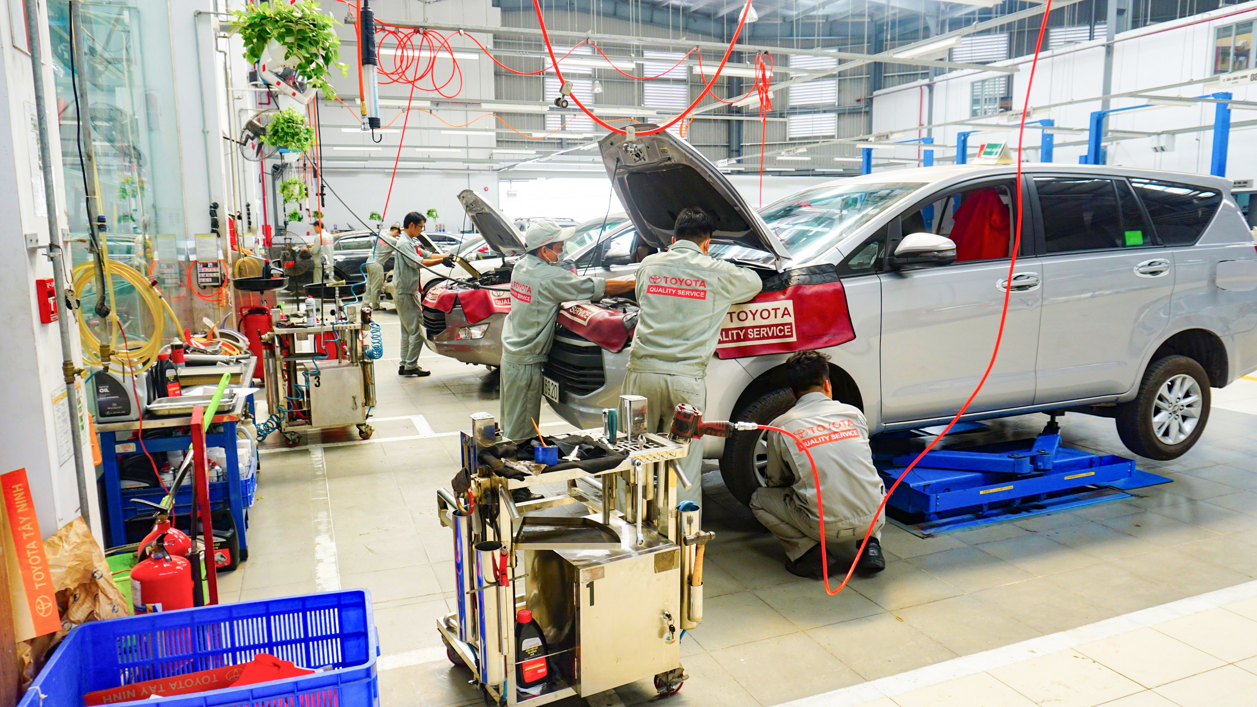 Bảo dưỡng xe Toyota