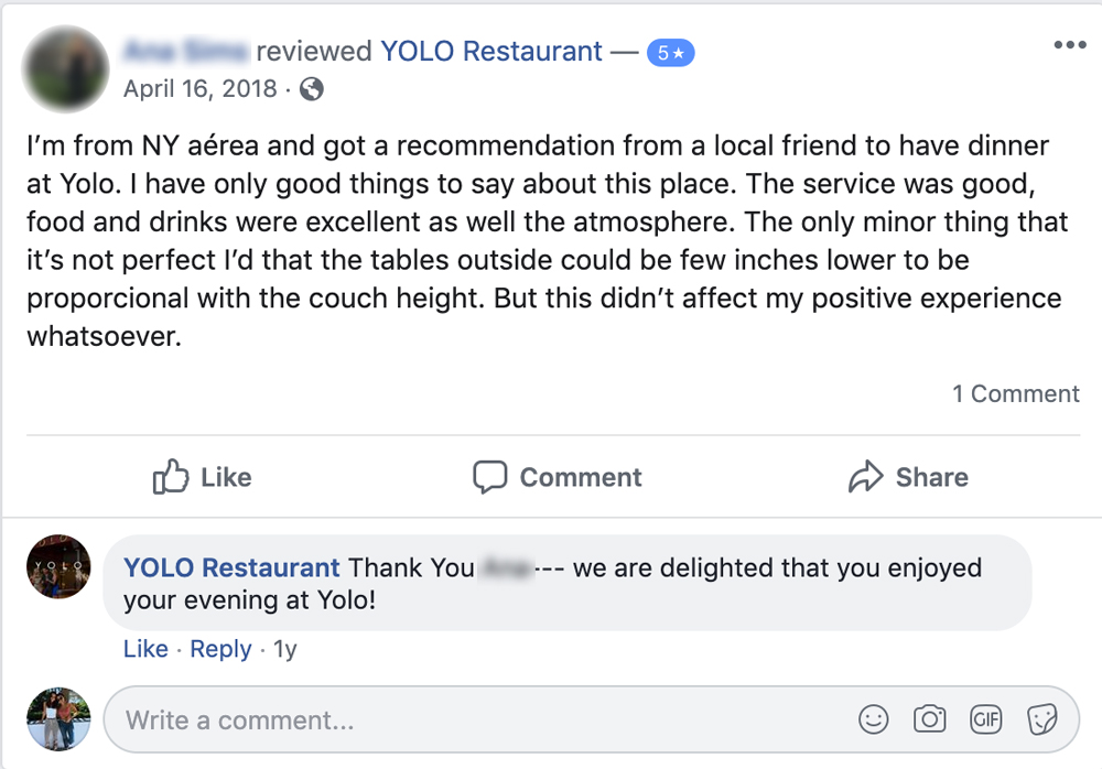 Customer reviews