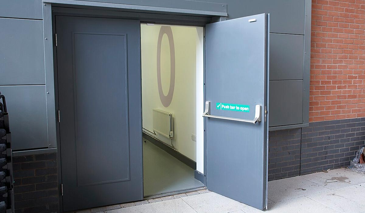 High performance personnel steel doors
