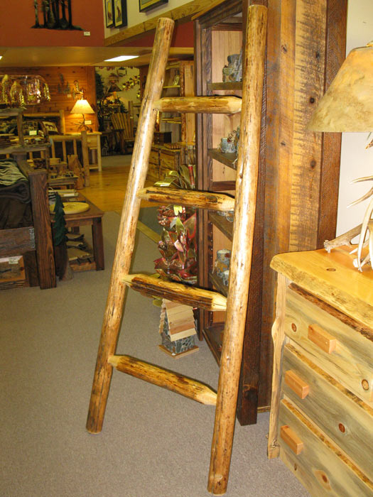 Northwest Handmade Furniture Rustic Quilt Ladder