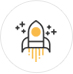 rocket ship icon