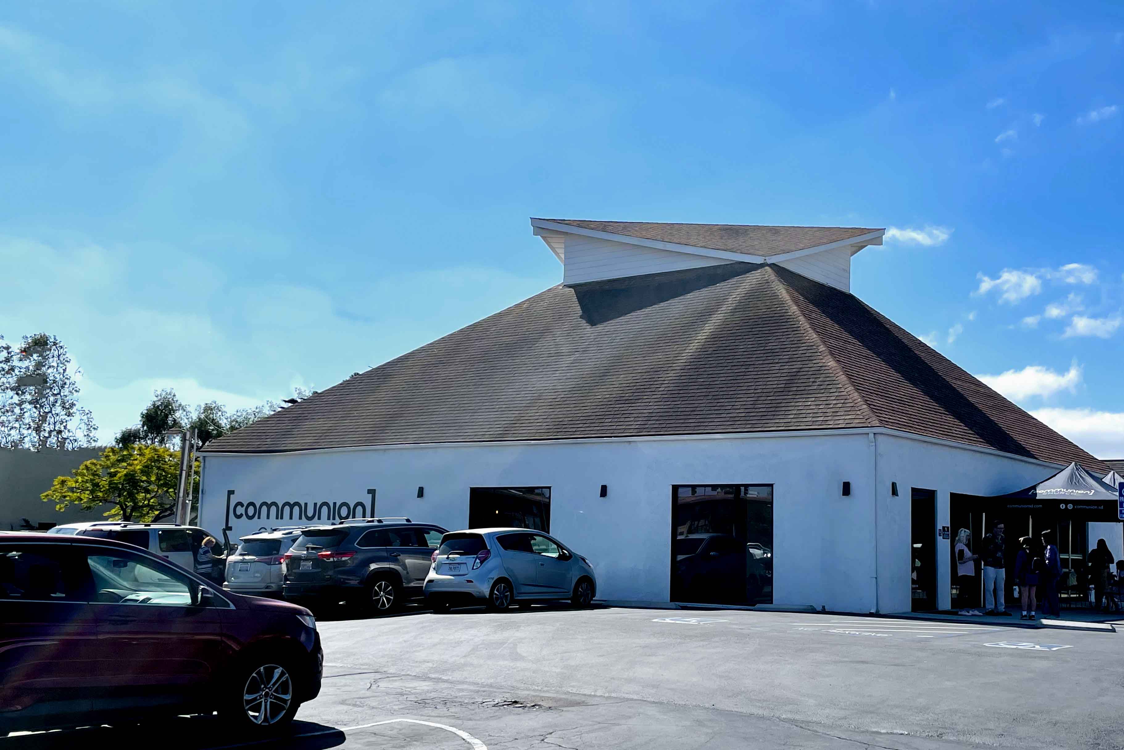 Photo of Communion church sanctuary.