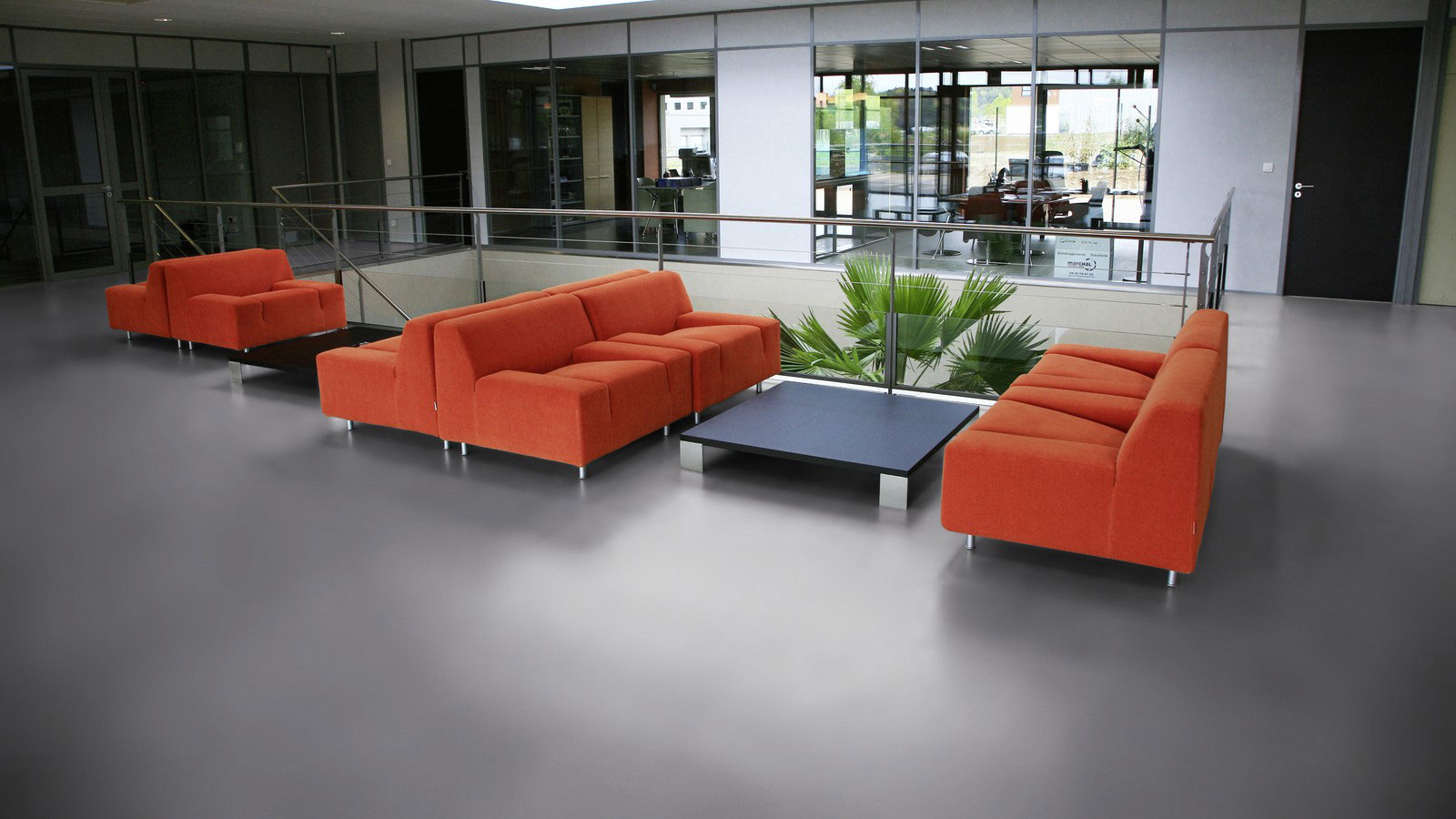 PVC vloer voor kantoren en kantoorinrichting