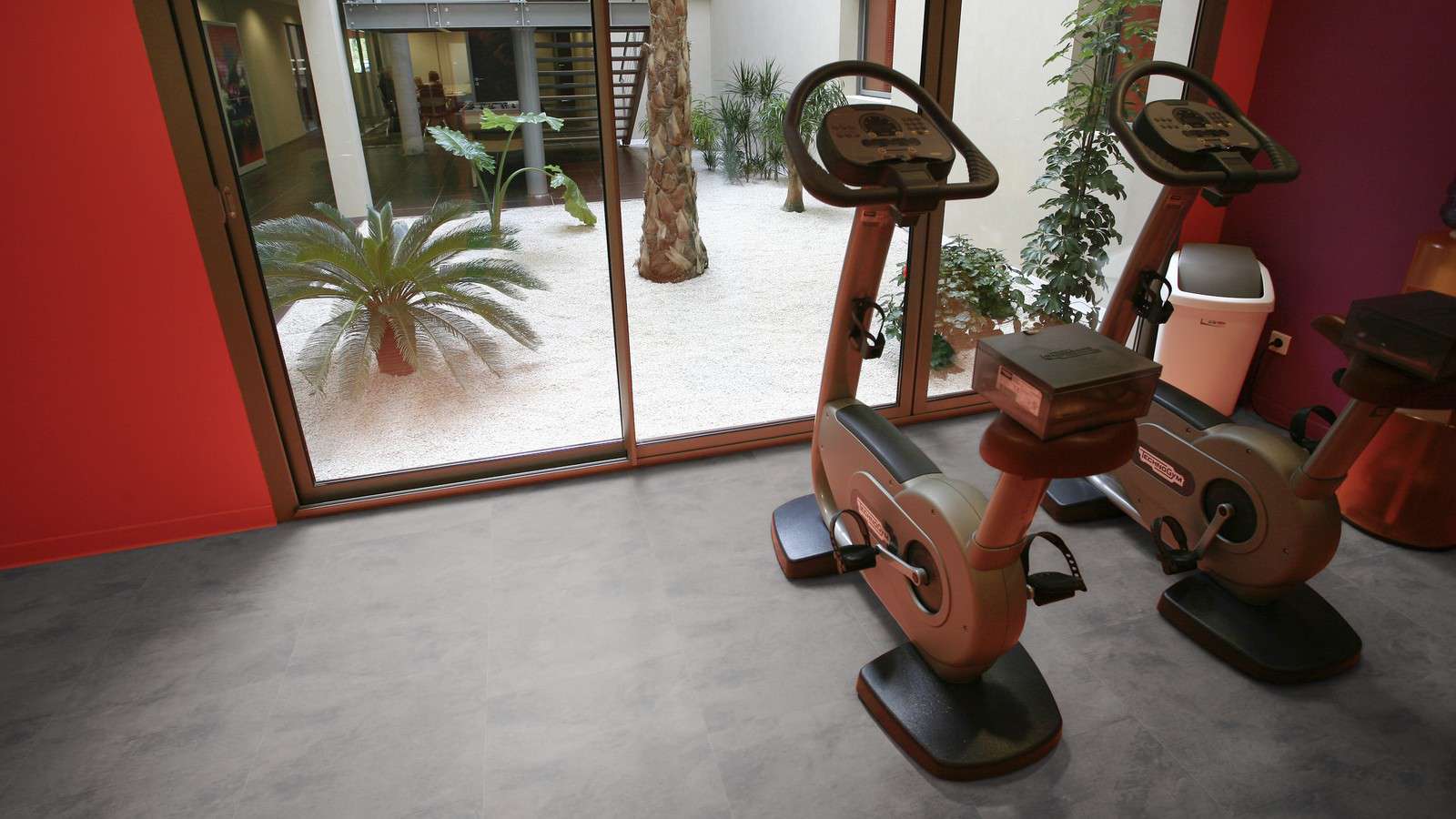 PVC Vloeren voor fitnesscentra. PVC Projectvloeren