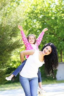 Mother, Child, Enjoying the Outdoors